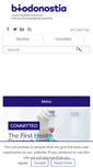 Mobile Screenshot of biodonostia.org